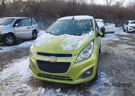 2013 Chevrolet Spark 1Lt Auto from USA, damaged, VIN KL8CD6S92DC504790